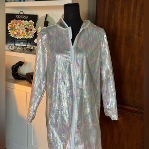 Wonder Nation‎ Sequin Transparent Raincoat